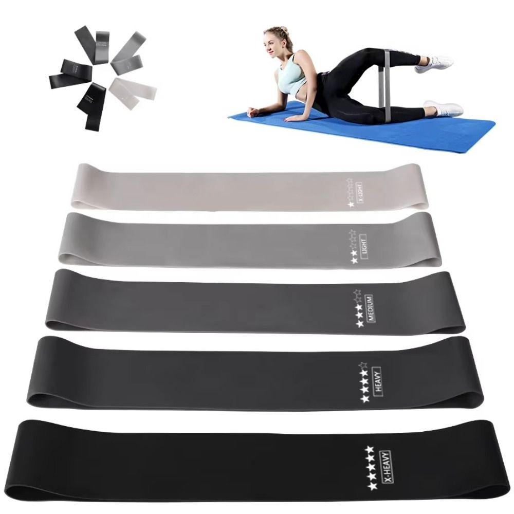 Pilates Yoga Circle - 5 шт. TPE фитнес-эспандеры, растягивающиеся прочные