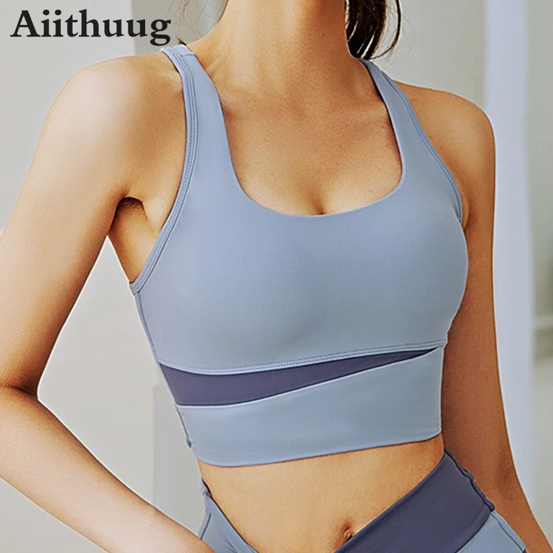 Pilates Yoga Joint - Aiithuug Йога Укороченный топ Сращивание суставов