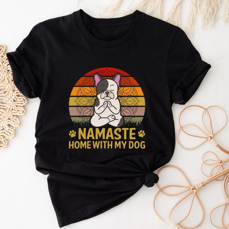 Pilates Yoga Gifts - Милая рубашка с изображением собаки Намасте,