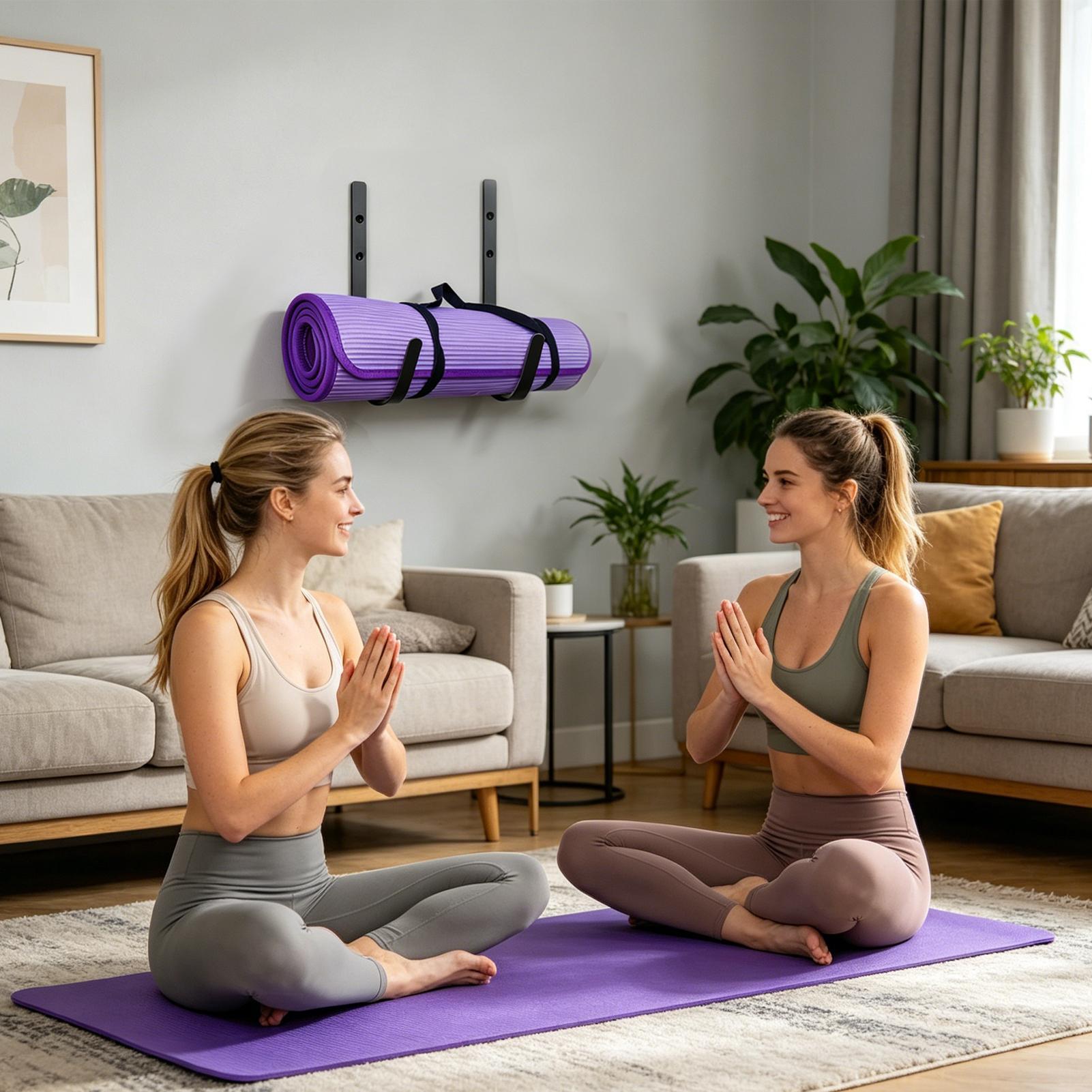 Pilates Yoga Garage - Крючок-органайзер для ковриков для йоги и