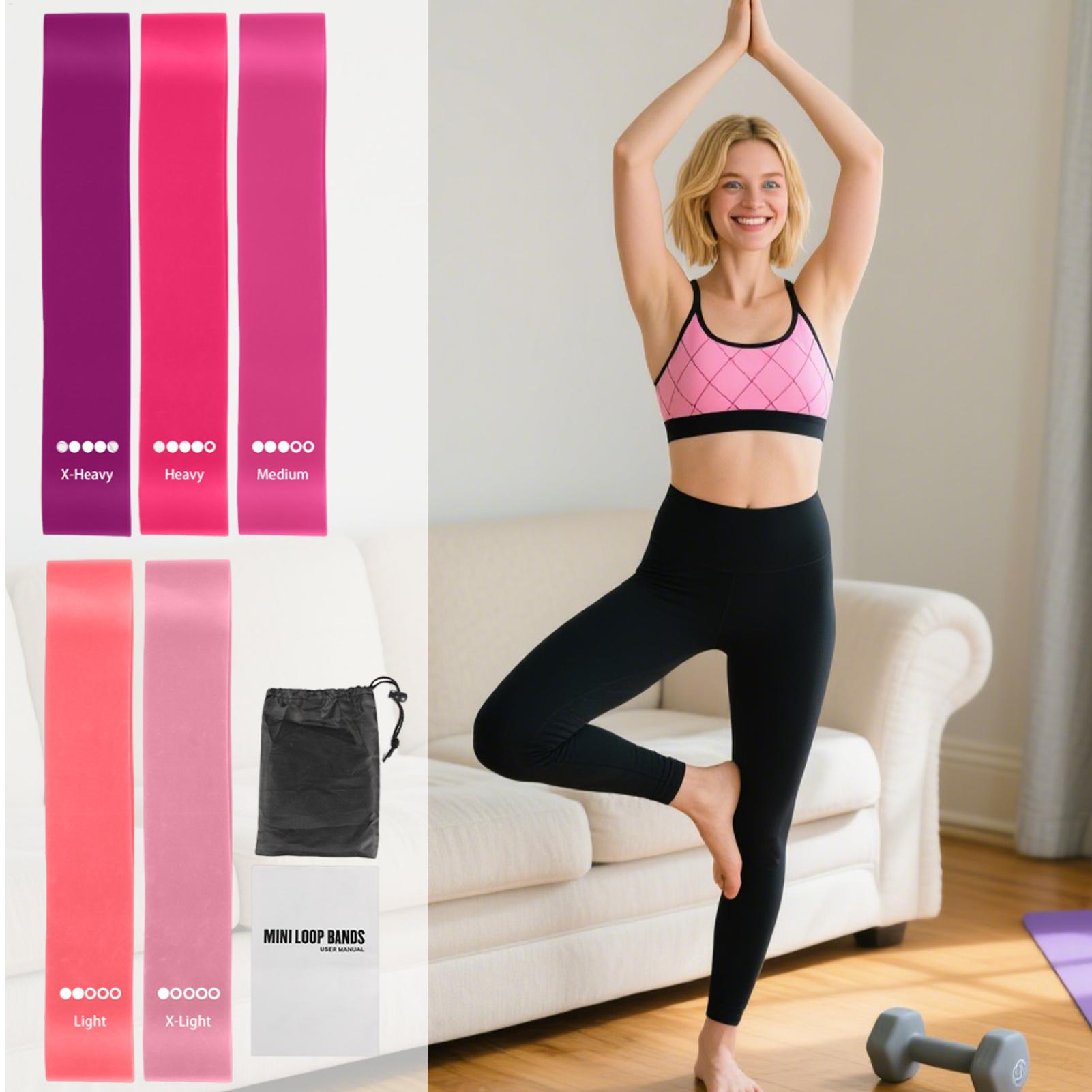 Pilates Yoga Difference - Эластичные ленты для занятий спортом для