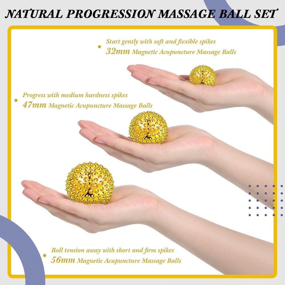 6 шт./набор, магнитные массажн – обзор и цена Acupressure Ball Set