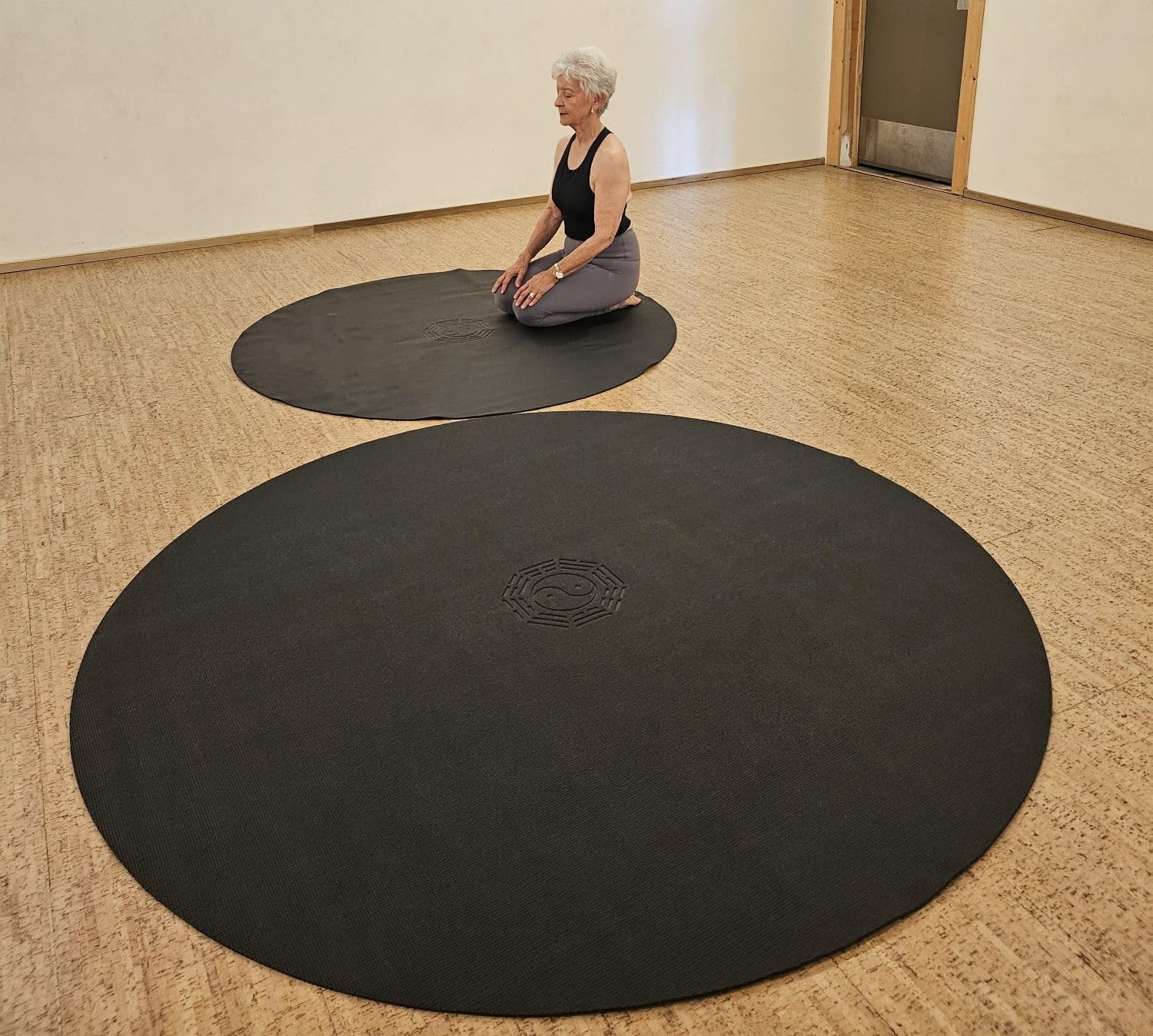 Большой круглый коврик для йог – обзор и цена Pilates Yoga Taichi