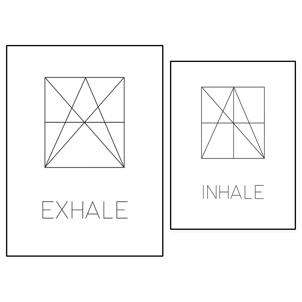 Печать дыхания, настенное иску – обзор и цена Pilates Yoga Gifts