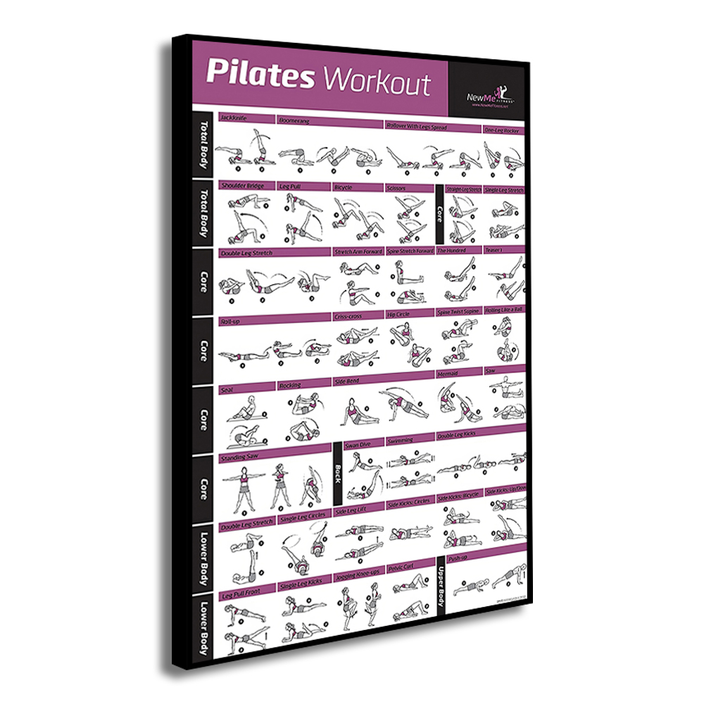 Таблица тренировок по пилатесу – обзор и цена Pilates Yoga Gifts