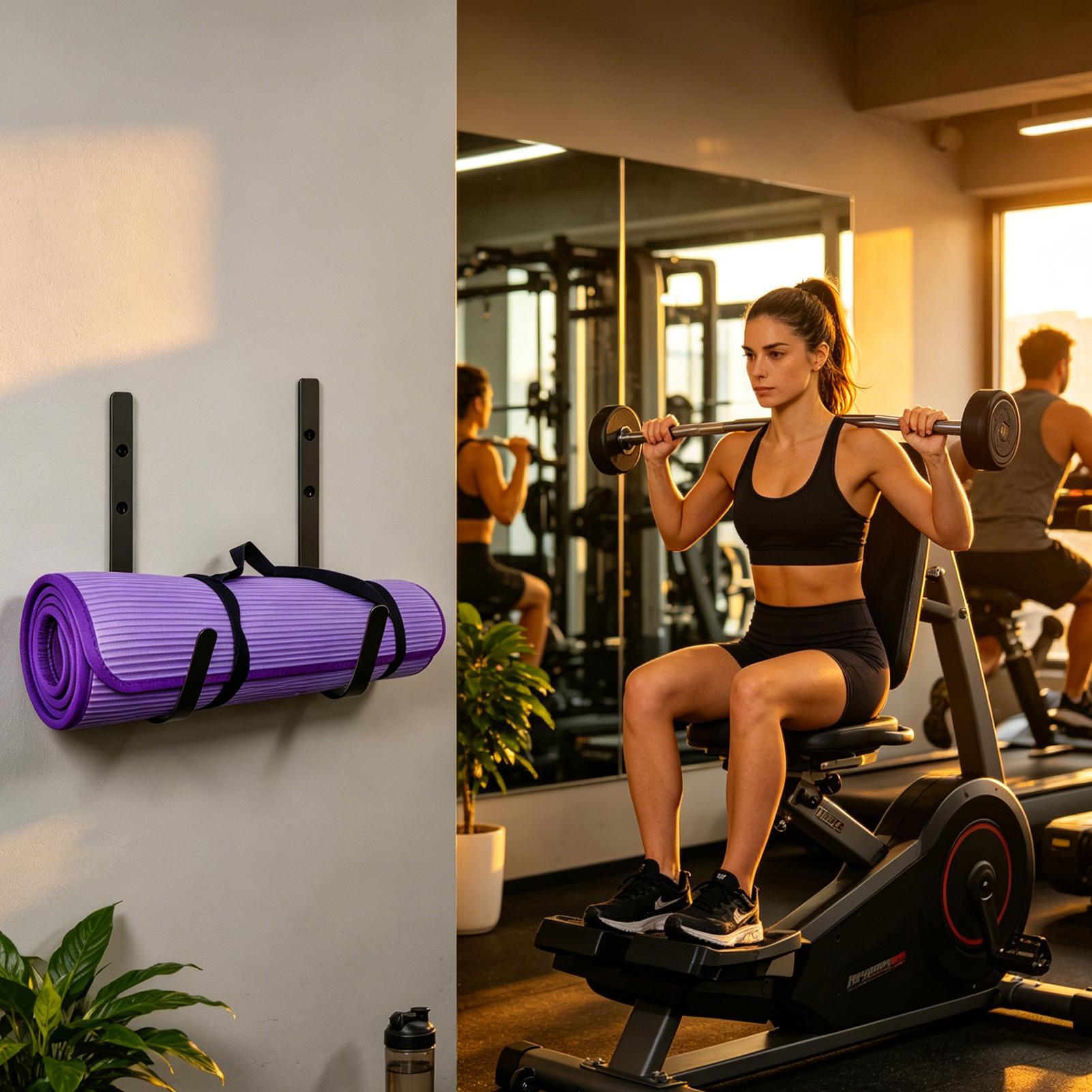 Настенный держатель для коврик – обзор и цена Pilates Yoga Garage